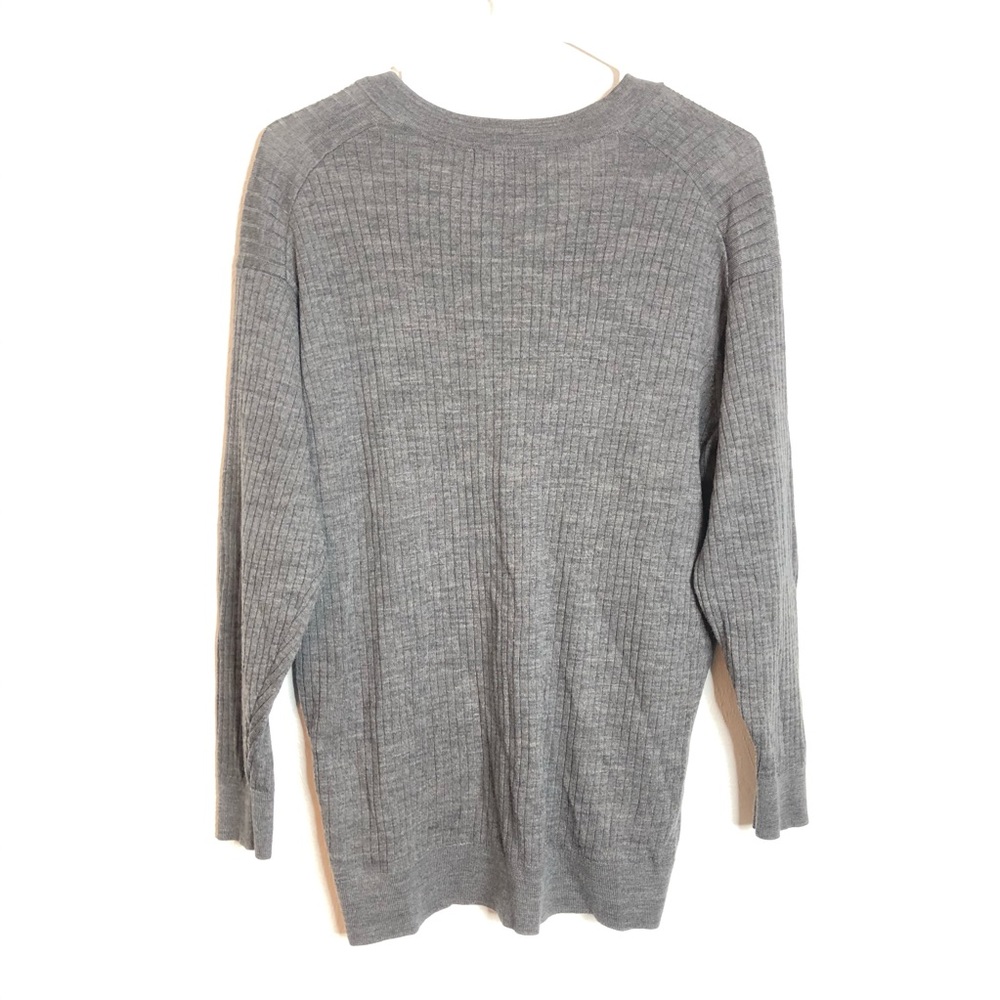 UNIQLO Wool Blend Ribbed Knit Sweater - Picture 6 of 7